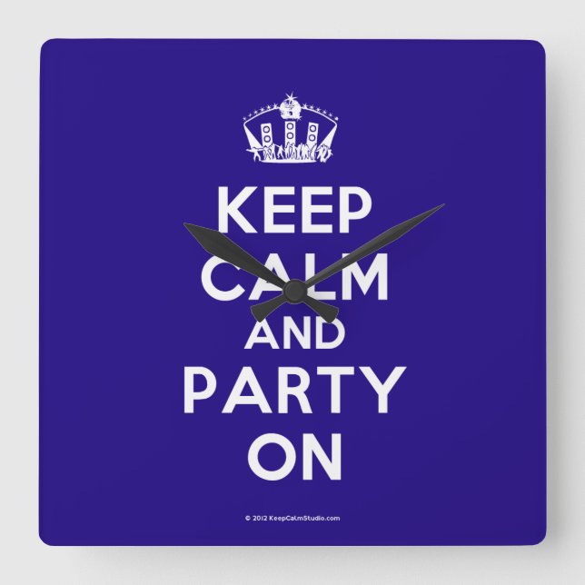 Reloj Cuadrado Cuadros de pared (Anverso)