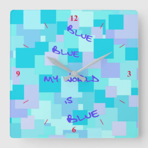 Reloj Cuadrado Cubierta cuadrada