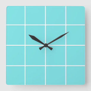 Reloj Cuadrado Cubierta cuadrada como patrón de comprobación