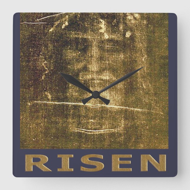 Reloj Cuadrado Cubierta de Turín (Anverso)