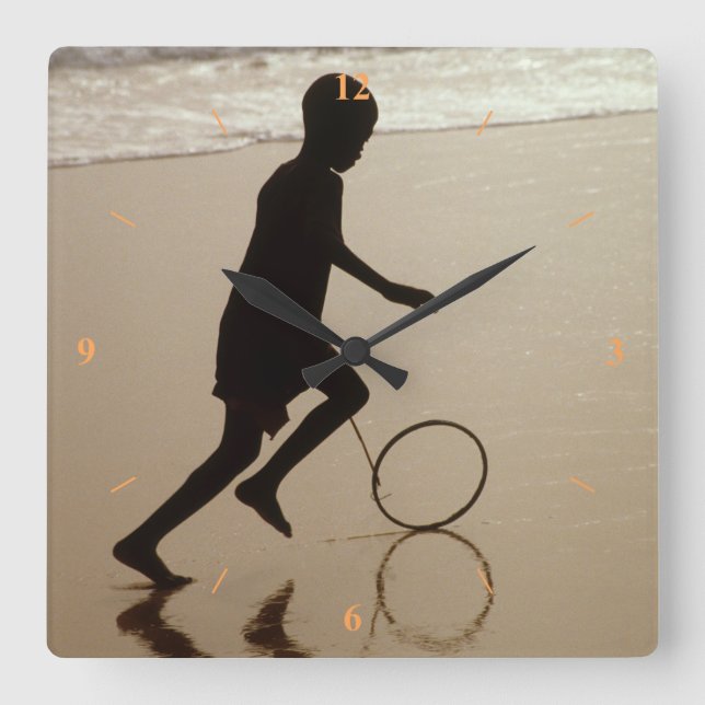 Reloj Cuadrado Cuidado (Anverso)