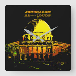 Reloj Cuadrado Cúpula de la roca, Jerusalén