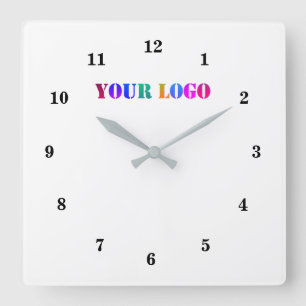 Reloj Cuadrado Custom Logo Business Office Personalized Promotion