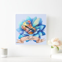 Cute Whimsical Floral Sweets Dreams Sleeping Fairy