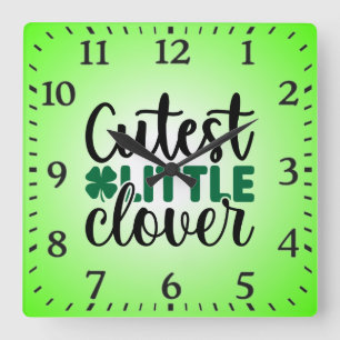 Reloj Cuadrado Cutest Little Clover Charm-60277