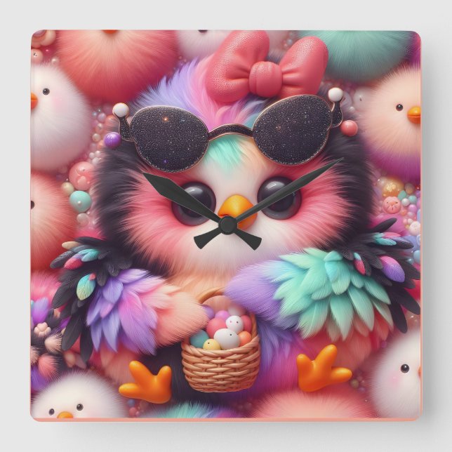 Reloj Cuadrado Cuto (Anverso)