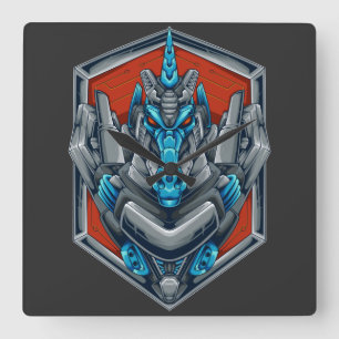 Reloj Cuadrado Cyborg Square Wall Clock