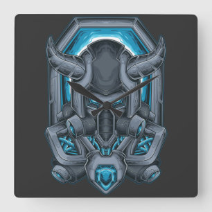 Reloj Cuadrado Cyborg Square Wall Clock