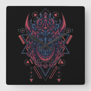 Reloj Cuadrado Cyborg Square Wall Clock