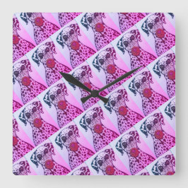 Reloj Cuadrado Dalmatian dog Wall Clock