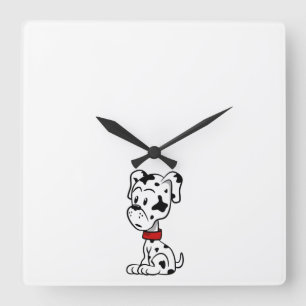 Reloj Cuadrado Dalmatian Puppy