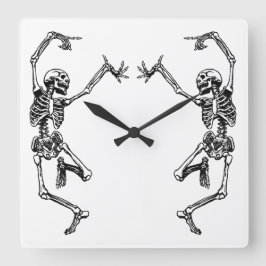 Reloj Cuadrado Dancing Skeletons v2