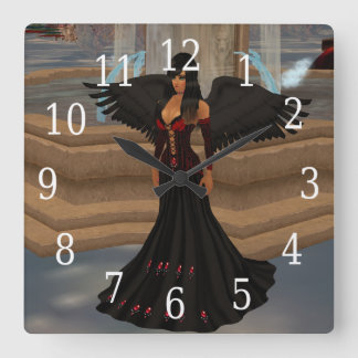 Reloj Cuadrado Dark Angel Love Clock