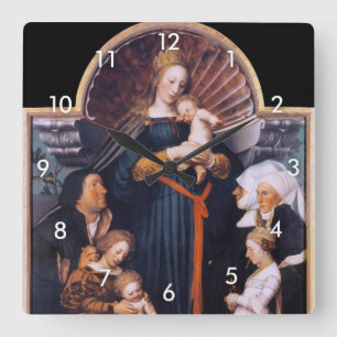 Reloj Cuadrado Darmstadt Madonna, Holbein, el joven