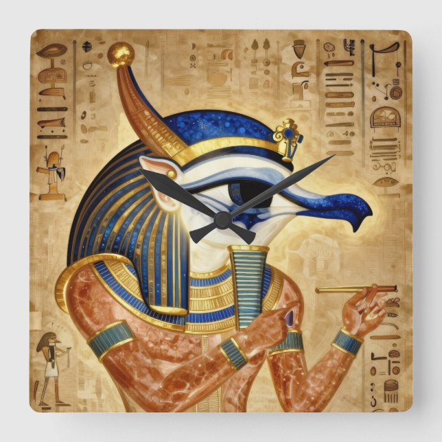 Reloj Cuadrado Das Ägyptische Auge  (Anverso)