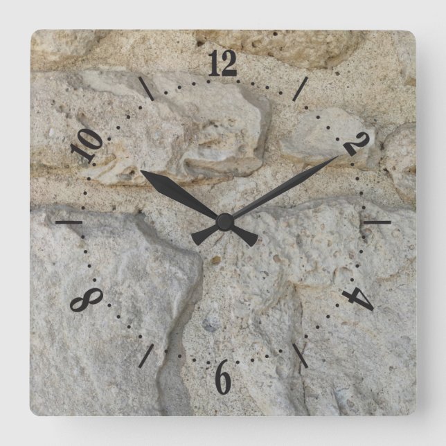 Reloj cuadrado de estampado (Anverso)
