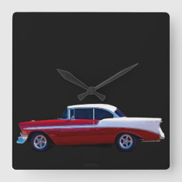 RELOJ CUADRADO DE 'RELOJ DEL BEL AIR 56 CHEVY