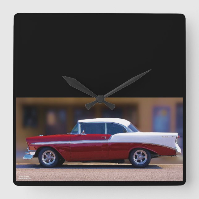 RELOJ CUADRADO DE 'RELOJ DEL BEL AIR 56 CHEVY (Anverso)