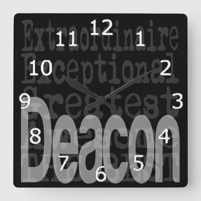Reloj Cuadrado Deacon Extraordinaire (Anverso)