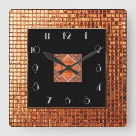 Reloj Cuadrado Decadent Gatsby Style