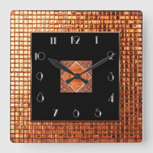 Reloj Cuadrado Decadent Gatsby Style