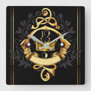 Reloj Cuadrado Decoción de arte elegante personalizada