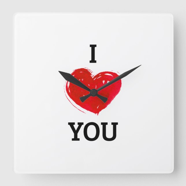 Reloj Cuadrado Decoración Art & Wall > Clocks (Anverso)