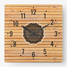 Decoración con patrón de madera rústica - Decoraci