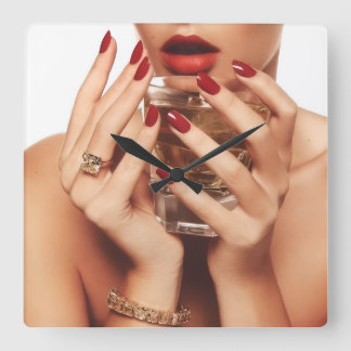 Reloj Cuadrado Decoración de Hogar Elegancia Atemporal 