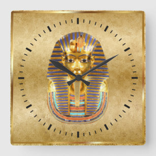 Reloj Cuadrado Decoración de la pared temática egipcia