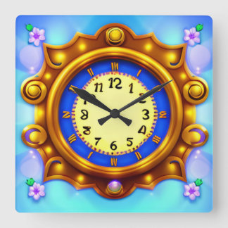 Reloj Cuadrado Decoración divertida
