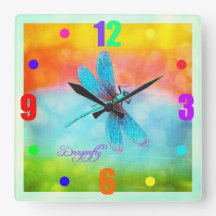 Decorativo brillante del arco iris de la libélula