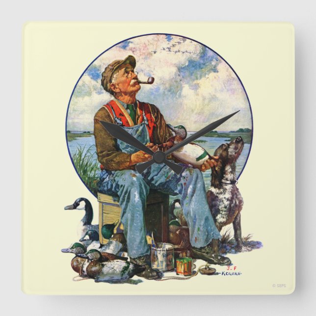 Reloj Cuadrado Decoys (Anverso)