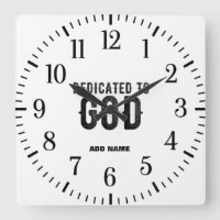 DEDICADO A DIOS PERSONALIZABLE GUAY TEXTO NEGRO