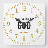 DEDICADO A DIOS PERSONALIZABLE GUAY TEXTO NEGRO