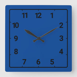 Reloj Cuadrado Deep blue