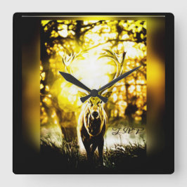 Reloj Cuadrado Deer asombroso 01-01