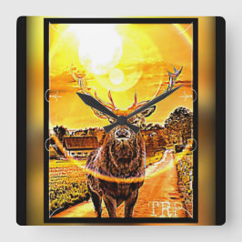 Reloj Cuadrado Deer asombroso 02-02