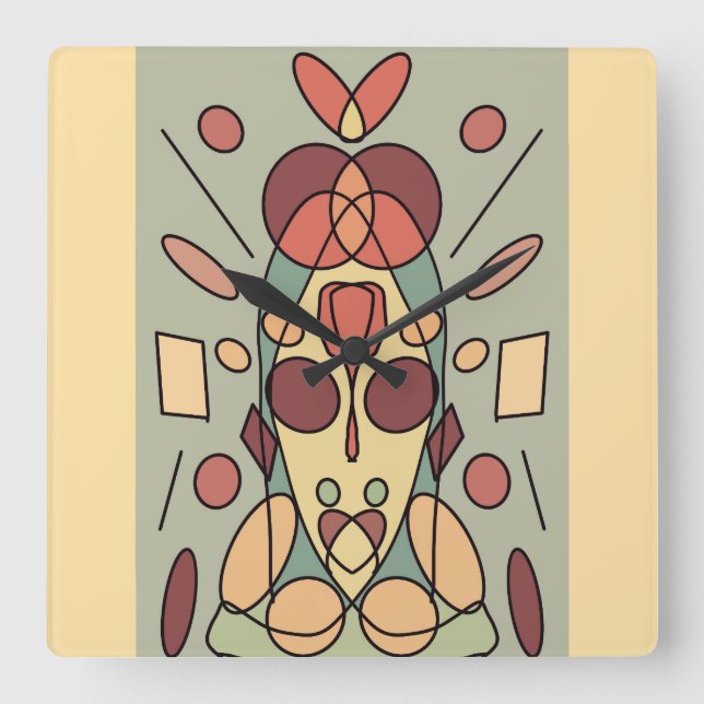 Reloj Cuadrado Dekokissen (Anverso)