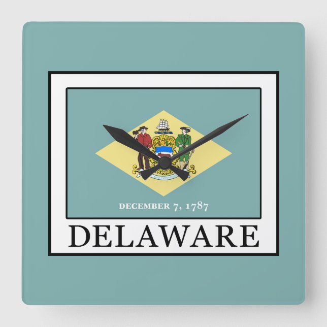 Reloj Cuadrado Delaware (Anverso)