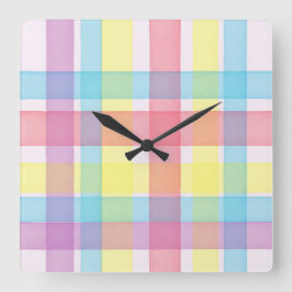 Reloj Cuadrado Delicado patrón controlado por Natasha Us