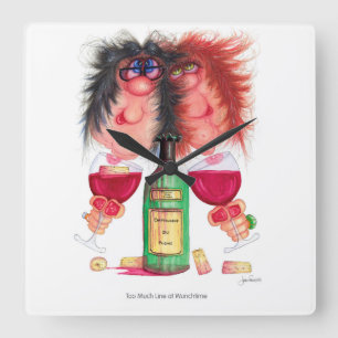 Reloj Cuadrado Demasiada línea en Wunchtime