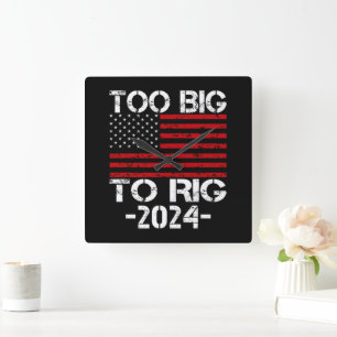 Reloj Cuadrado Demasiado Grande Para Rig Elecciones 2024
