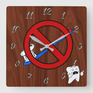 Reloj Cuadrado Dentista