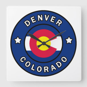 Reloj Cuadrado Denver Colorado