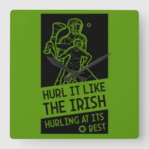 Reloj Cuadrado Deporte irlandés arrollador