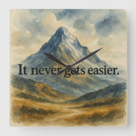 Reloj Cuadrado Desafío sin fin