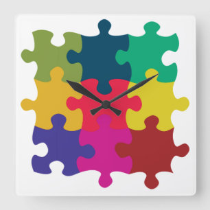 Reloj Cuadrado Desconcertado