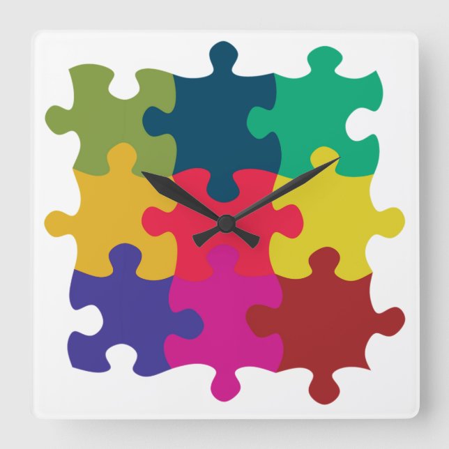 Reloj Cuadrado Desconcertado (Anverso)