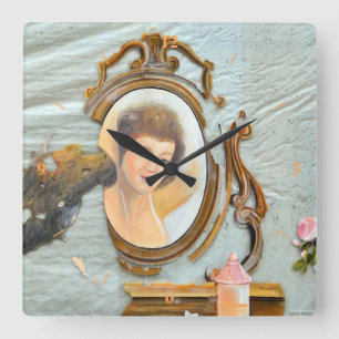 Reloj Cuadrado Desengañar a Francais.